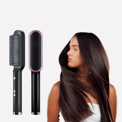 מברשת שיער חשמלית מחליקה ומעניקה נפח בריא לשיער